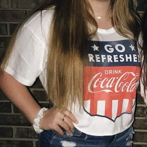 AE Cropped Coca-Cola Shirt